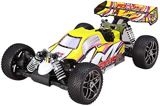 LOSA Coche RC 70 km/h Alta Velocidad 1/8 2,4 GHz RC Buggy 4WD Carreras Off-Road Drift Car RTR Chasis de Metal Eje Rodamiento de Bolas Engranaje Amortiguador hidráulico Juguetes