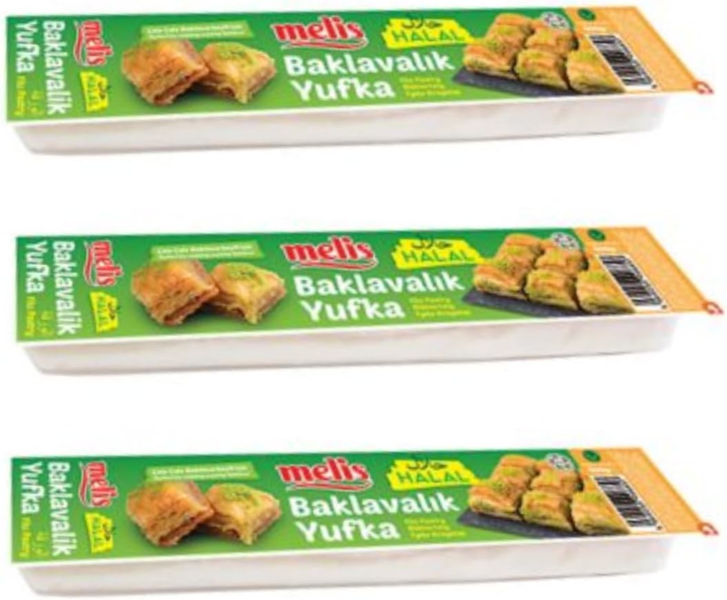 Melis Baklava Pastry dough 400 gram x 3 Pieces