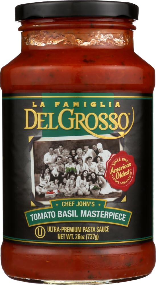 La Famiglia Delgrosso Lafam Tom Bsl Pasta Sce 26 OZ (Pack of 6)