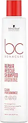 Schwarzkopf Professional Shampoo Para Cabelos Danificados Bc Bonacure Clean Performance Repair Rescue 250Ml
