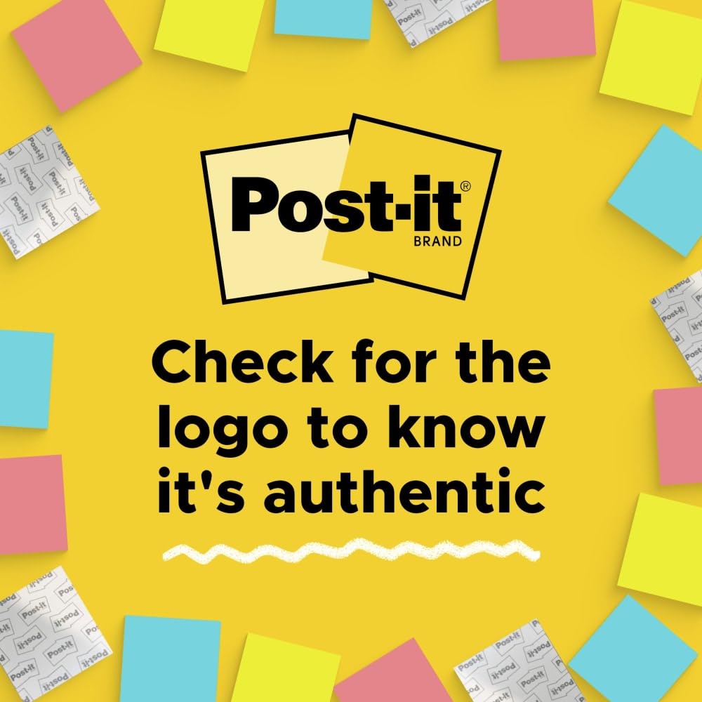 Post-It Haftnotizen: 4 in. x 6 in. (Poptimistic-Sammlung) / 5-pack