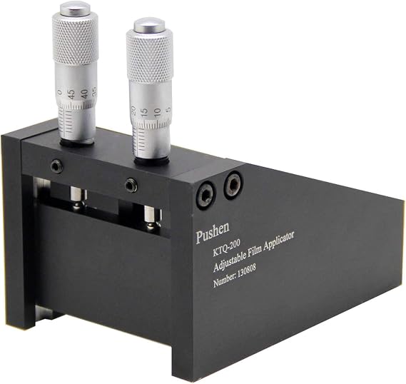 BAOSHISHAN KTQ-II Micrometer Adjustable Film Applicator Film Coater 55mm / 100mm / 150mm / 200mm (KTQ-II/1(55mm))