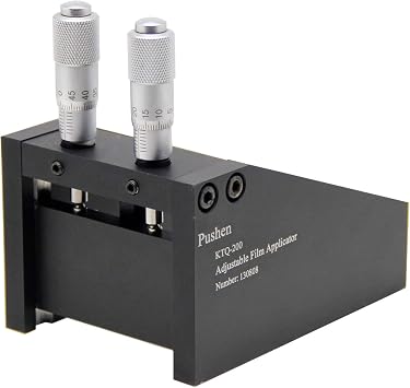 BAOSHISHAN KTQ-II Micrometer Adjustable Film Applicator Film Coater 55mm / 100mm / 150mm / 200mm (KTQ-II/1(55mm))