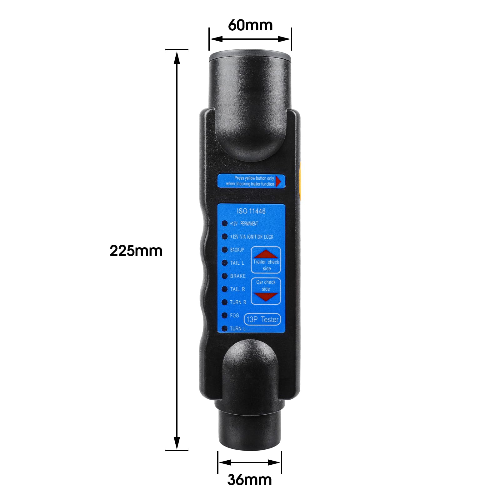 Tester Rimorchio 13 Poli 12V | Controllo Luci E Cablaggio Per Auto E Caravan - Foto 9