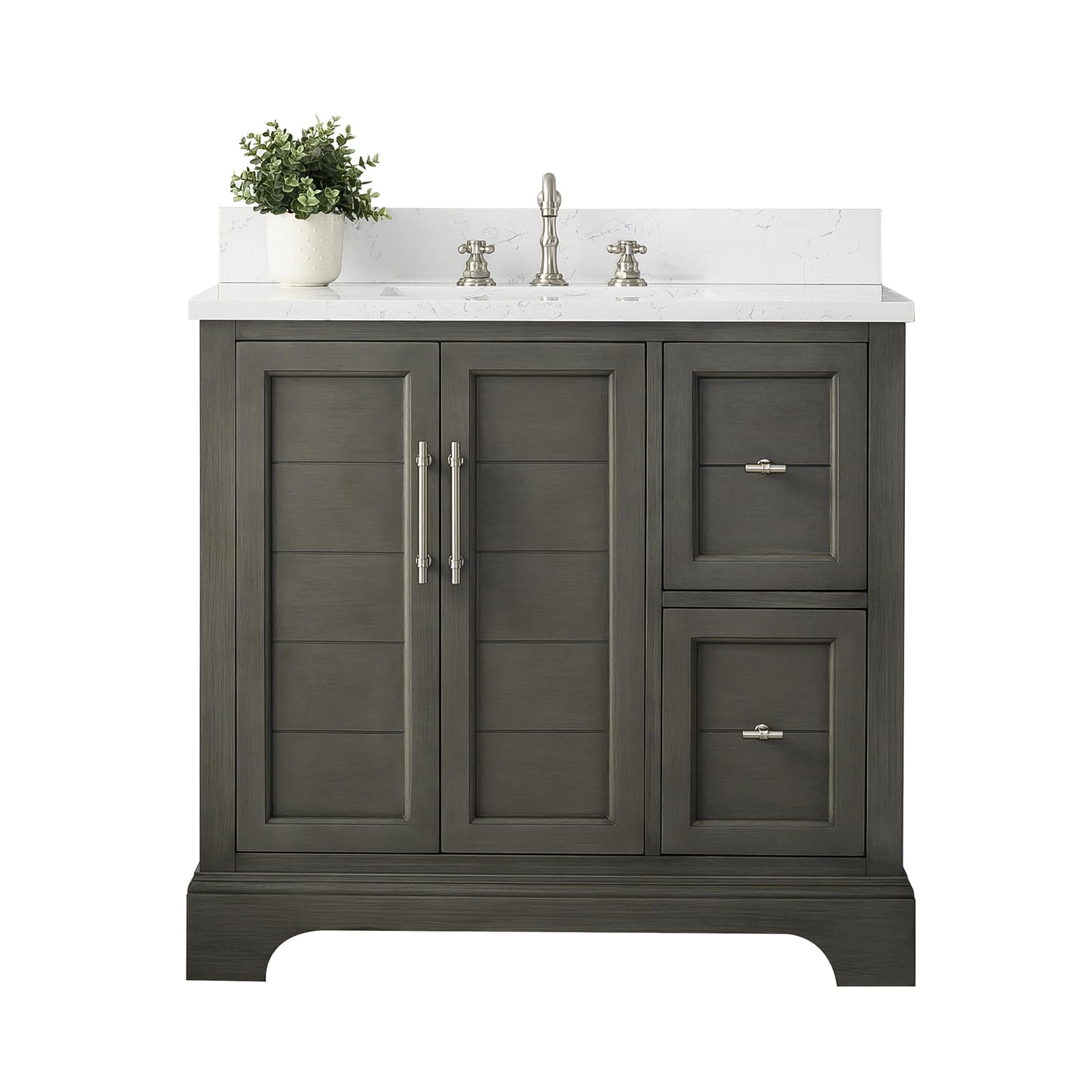 HOMEBEYOND 36 Inch Bathroom Vanity