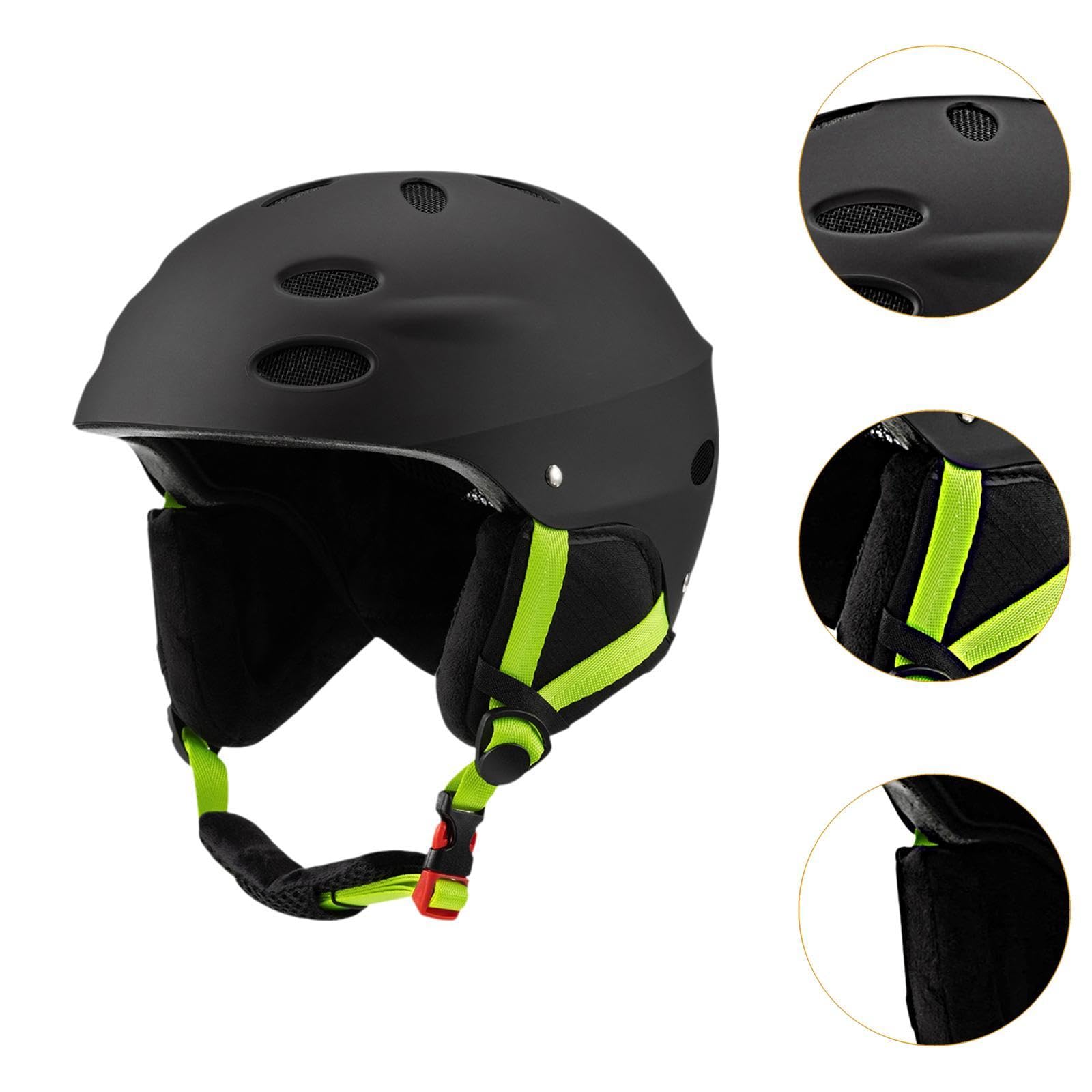 LOVIVER Skihelm für Erwachsene, Kopfschutz für Snowboard und Radfahren, atmungsaktiv und warm, mit abnehmbarem Futter, geeignet für Männer und Frauen
