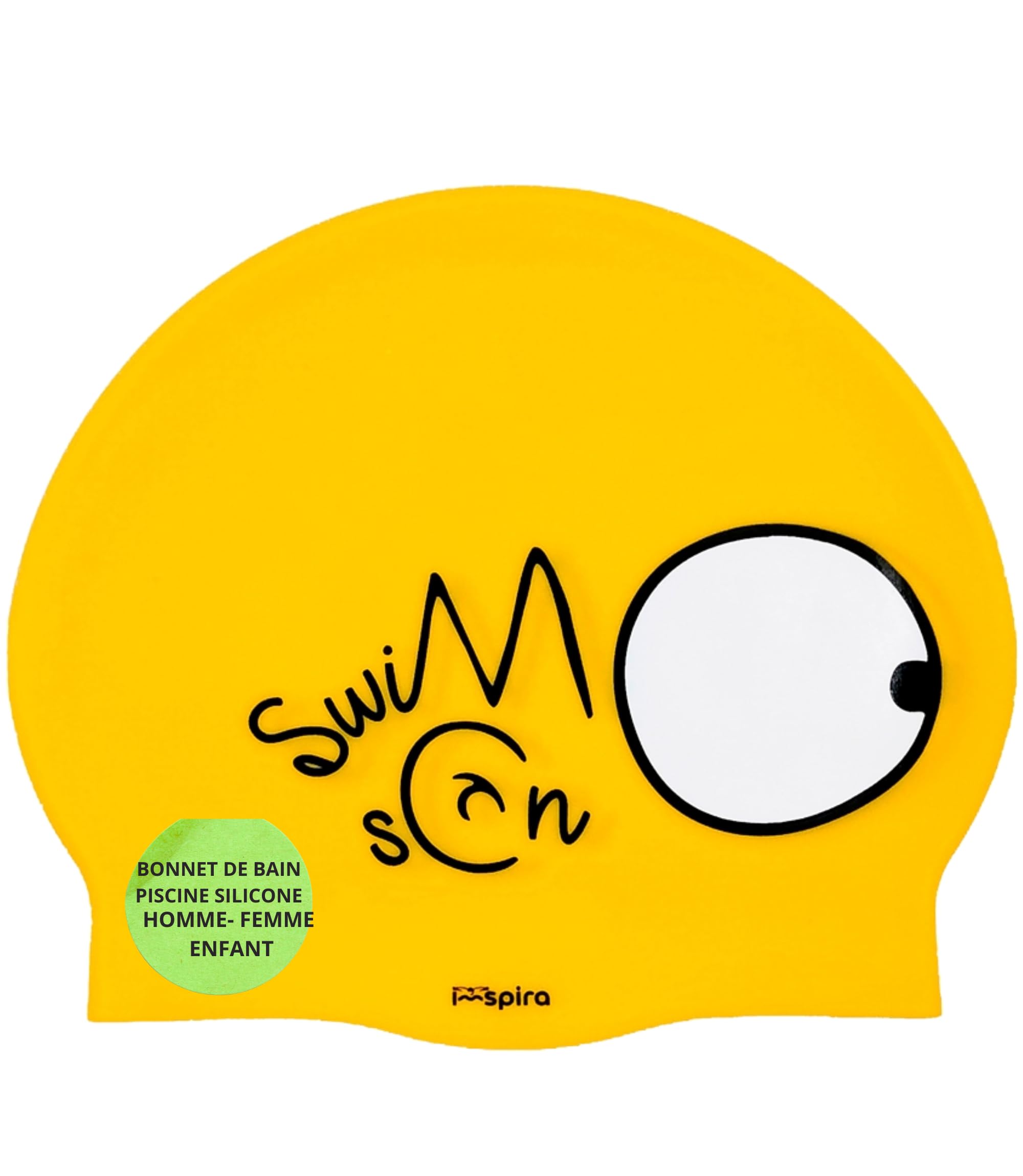 Bonnet de bain Arena Icons Team pour homme et femme avec rayures