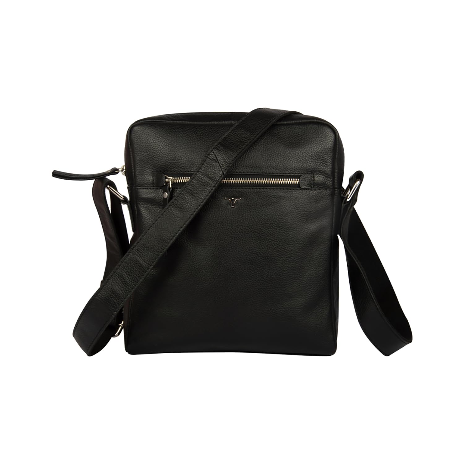 Leather Black Messenger Bag for Women MHBL906-image-34