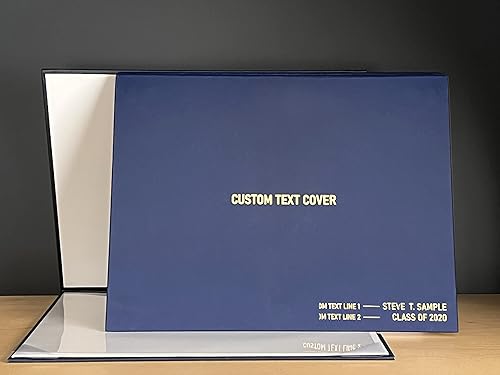 Miniatura 2 de Cubierta de diploma personalizada y soporte para certificados de premio, cubierta de diploma de cuero sintético con logotipo personalizado para