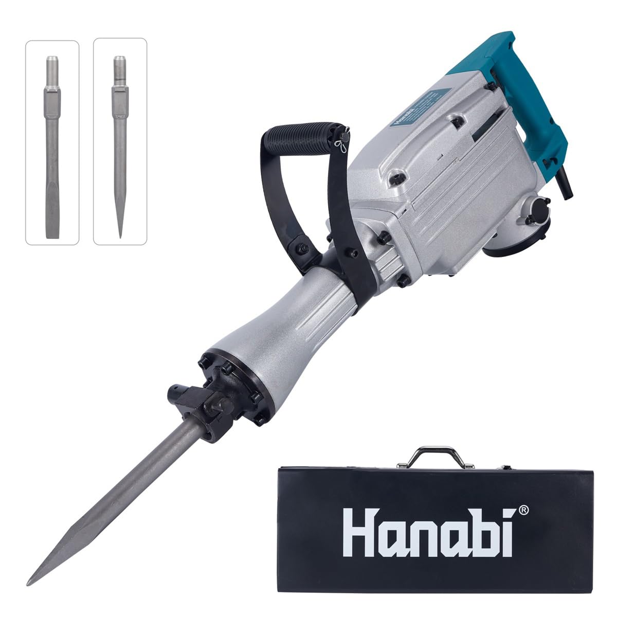 Hanabi Martelete Demolidor 30kg 45J Martelo Rompedor 15kg 110V com Maleta