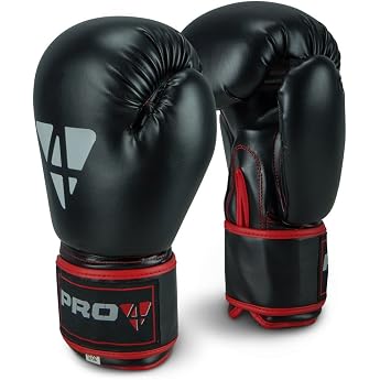 Pro4 Boxing Gloves Fight - Ideal for Boxing Martial Arts Kickboxing Fitness 8 10 12 14 16 oz