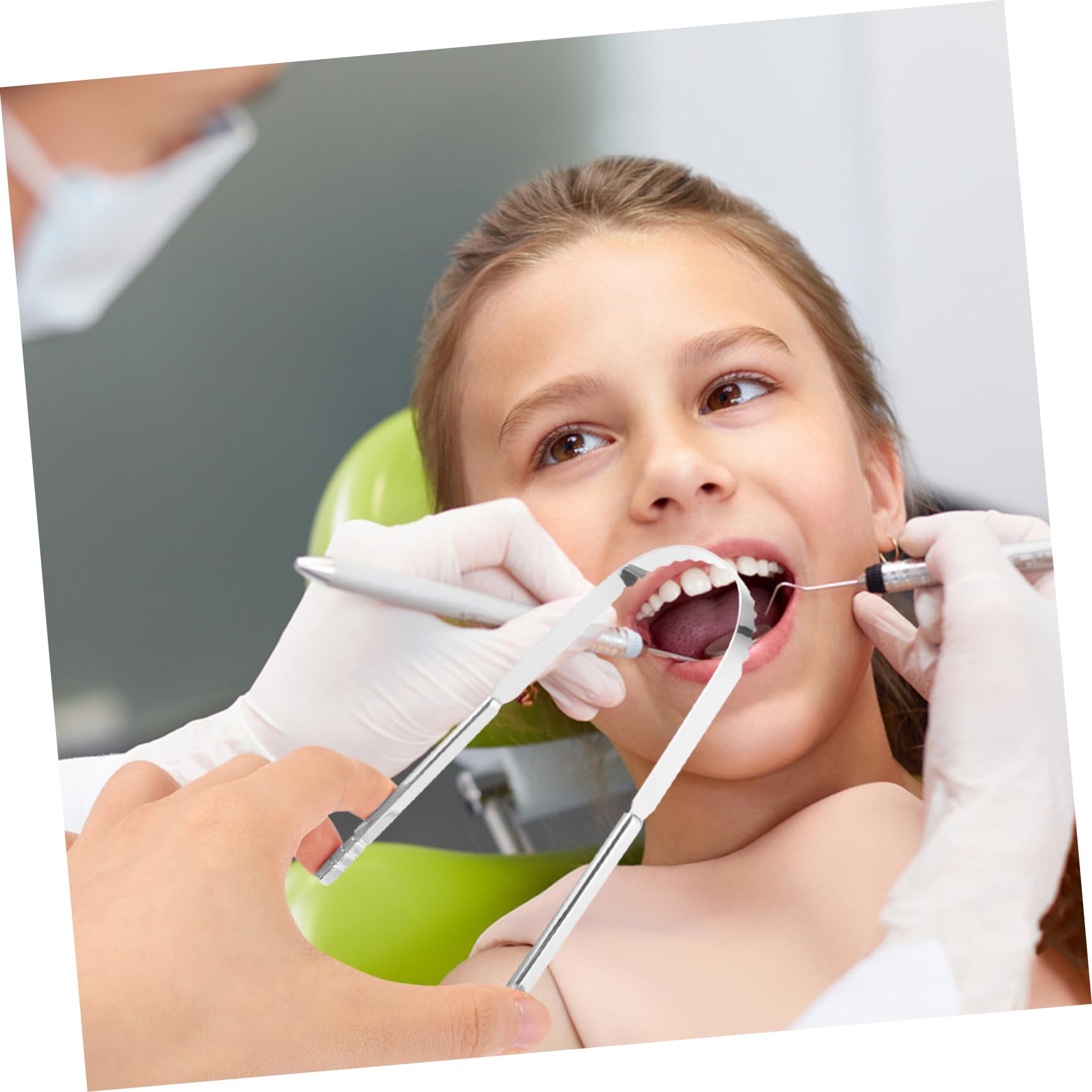 Healvian 10 Pezzi raschietto per lingua portatile tongue scraper pulisci lingua per bambini strumenti professionali forniture per l'igiene orale raschietti lingua a forma di U maggiore