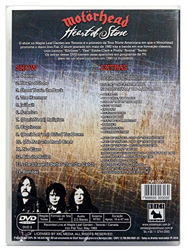 Motorhead - Heart Of Stone - Iron Fist Tour 1982
