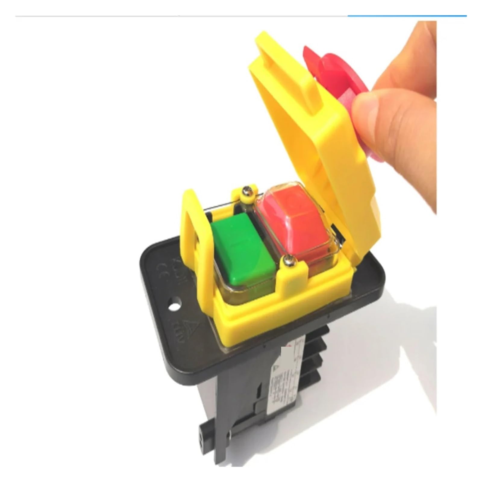 ZDVHOMCB Emergency Stop Switch JD3 230/400V 16/12A Electromagnetic Switch On Off Emergency Stop Pushbutton Switches for Industrial Machine Tool Equipment