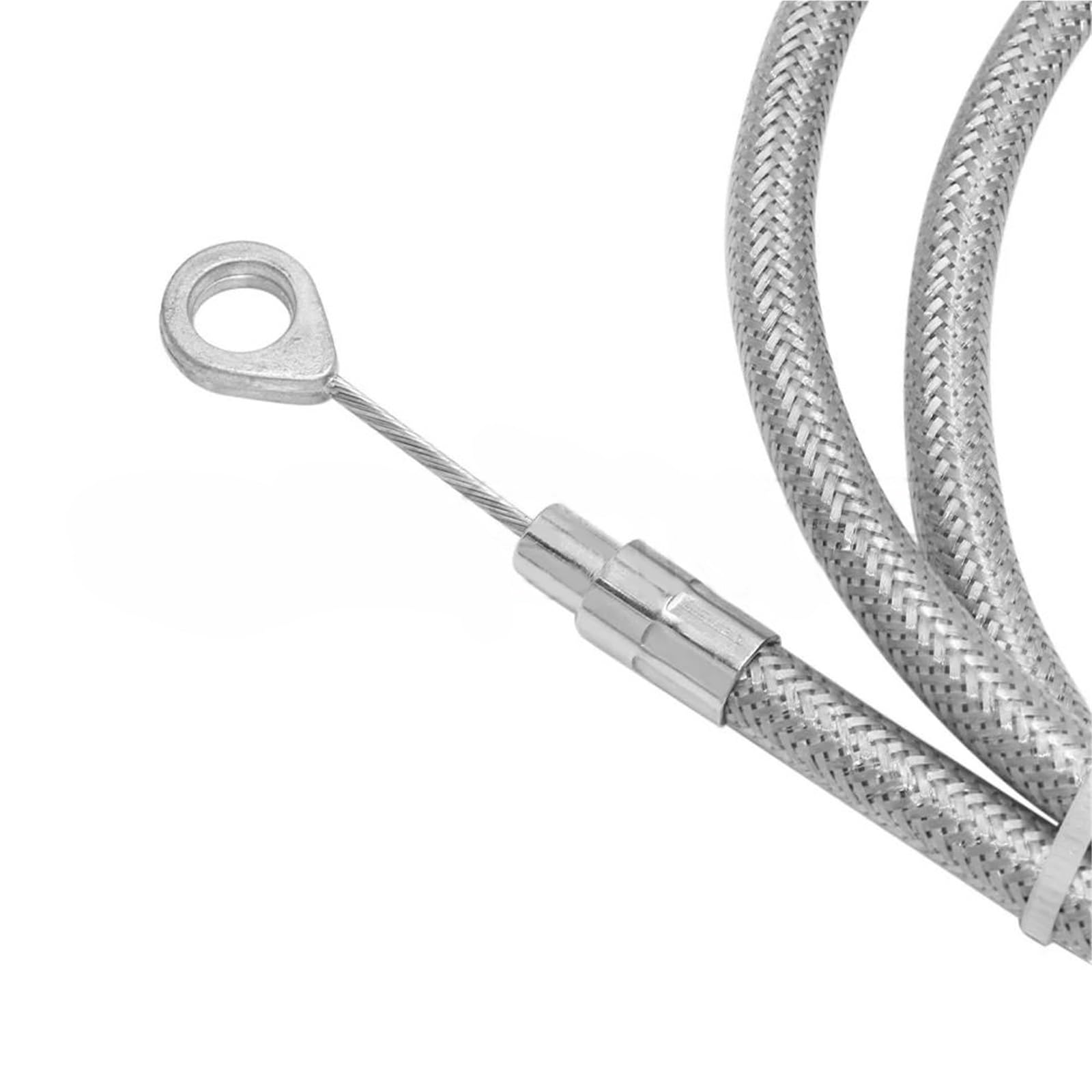 Cable De Embrague Alargado para Motocicleta con Tejido Alambre Acero para Harley Sportster XL 883 1200 Dyna Softail Fat Boy