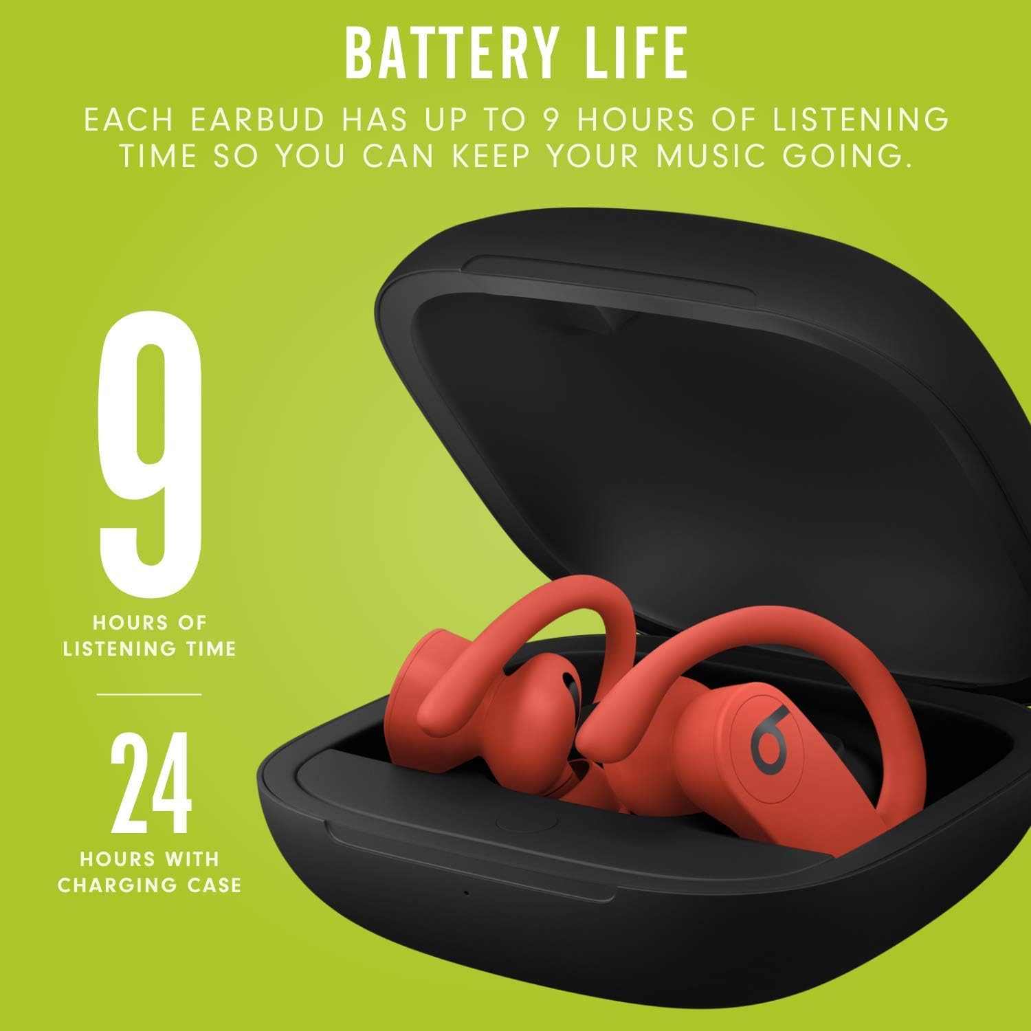 beats pro totally wireless and high performance bluetooth earphones lava red renewed