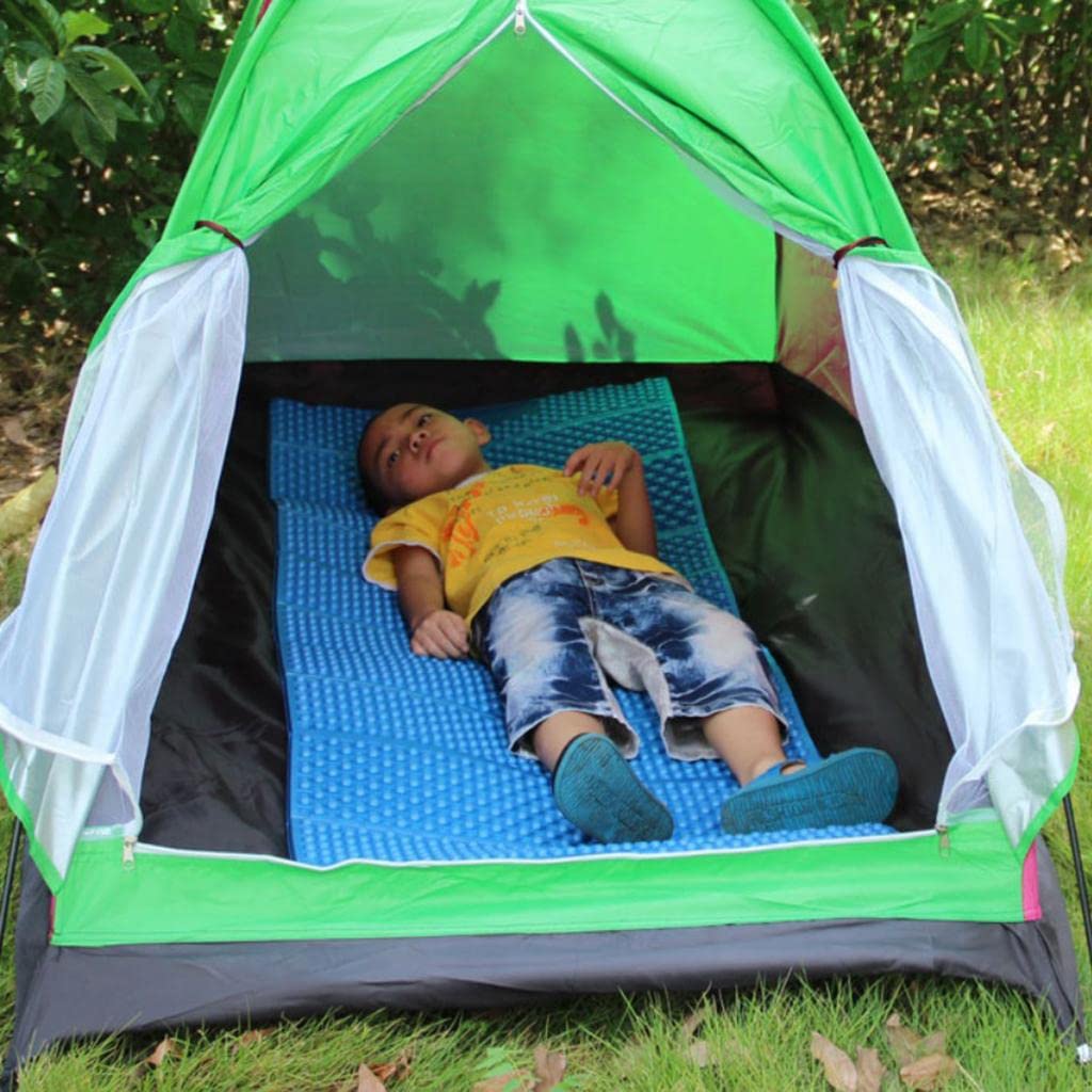 Tapis de Plage et de Couchage Portable et Pliable en Mousse, Imperméable et, Vert, 190x56cm
