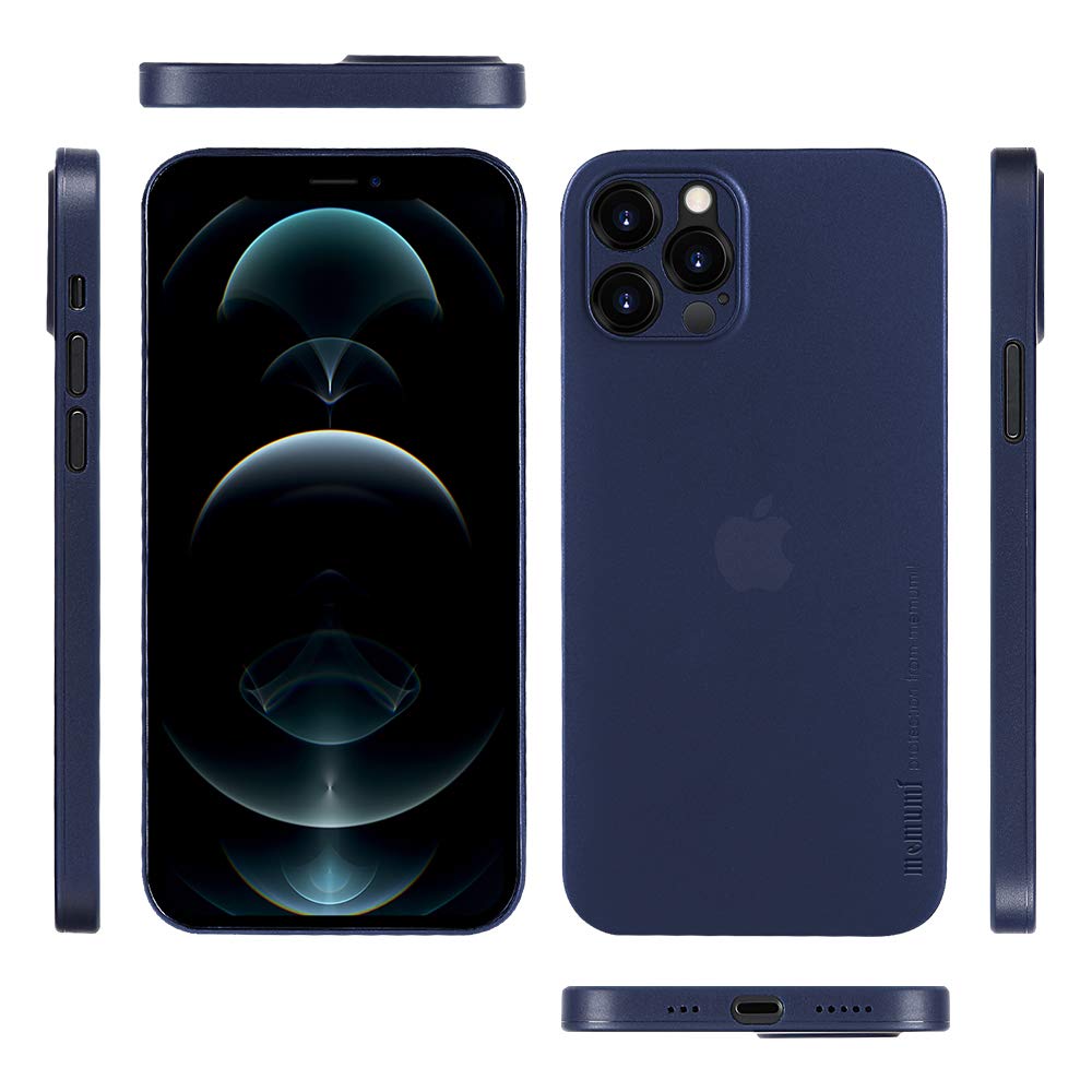 Amazon.co.jp: 「0.3㎜極薄」iPhone 12 Pro対応ケース memumiマット 