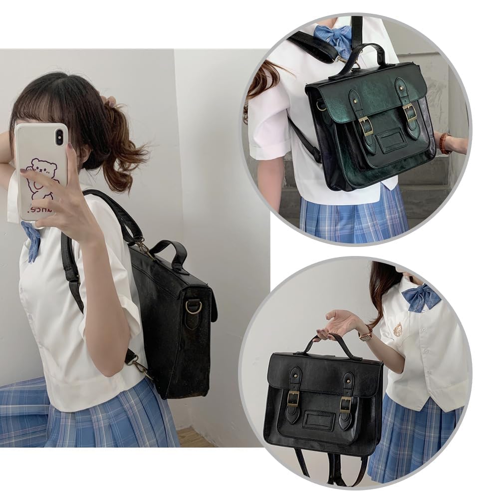 Amazon.co.jp: サッチェルバッグ コスプレバックパック 手提げPU