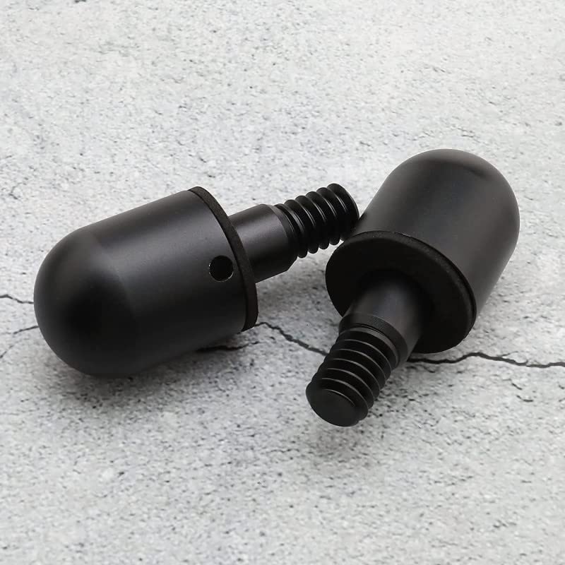 Sound Way 2X Protezioni Rotonde Shock Guardia Chiodo Paraurti Posteriore Auto Anti Collisione Compatibile con Smart ForTwo 451