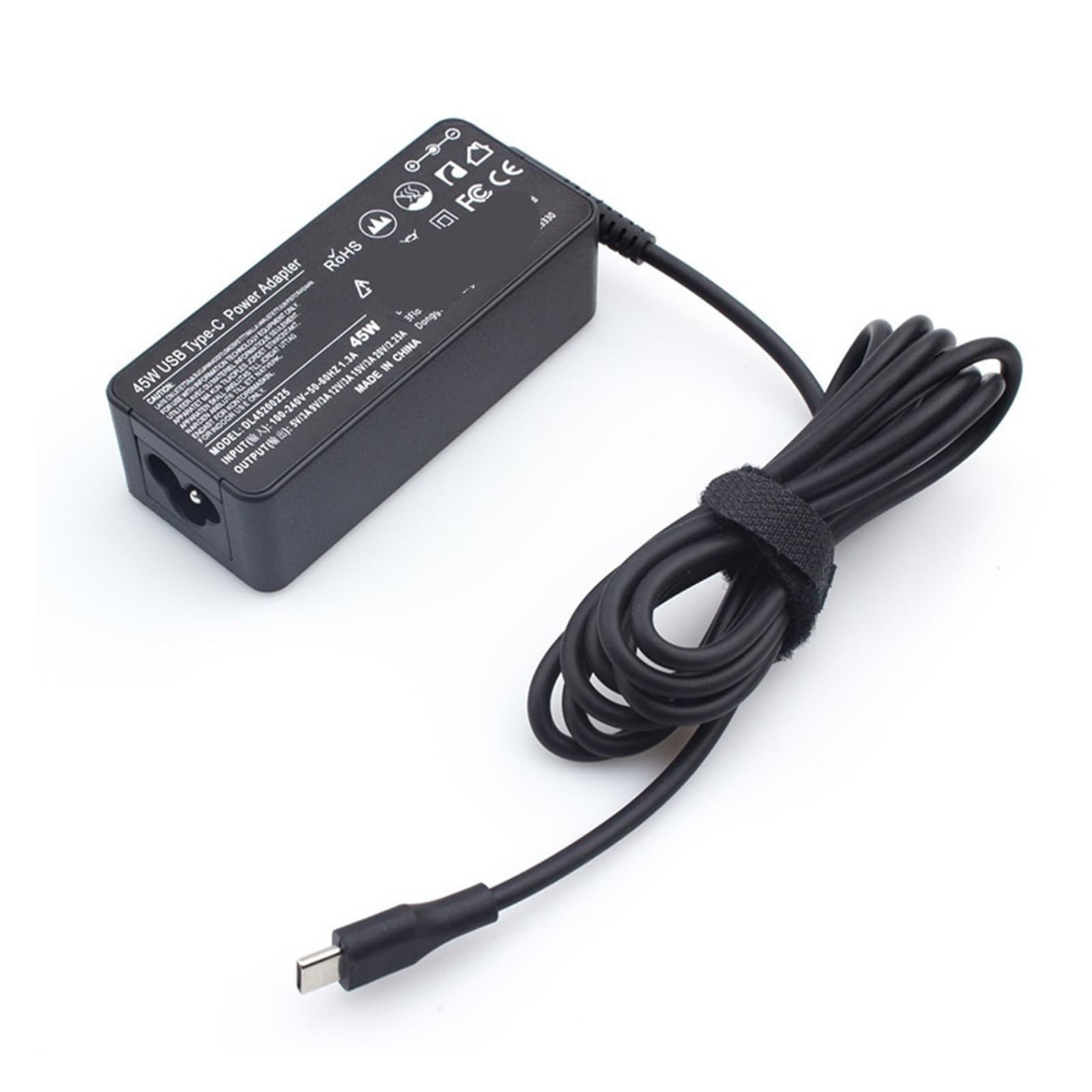 Cargador Tipo C de 45W para portátiles y tabletas con salida de 20V y 2.25A