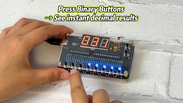 BANRIA Binary to Decimal Conversion Soldering Practice Kit