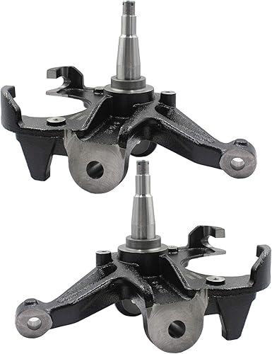 Miniatura 4 de LOSTAR Husillo de caída de baja de 3 pulgadas en C-10 Rotor de 1.25 pulgadas para Chevy C10 GMC C1500 Suburban 1973-1987 (compatible con rotores de