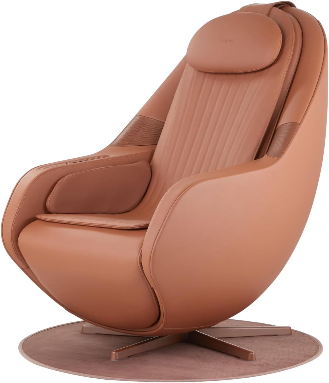 CERAGEM M6 Luxury Massage Chair in brown, front-side view.
