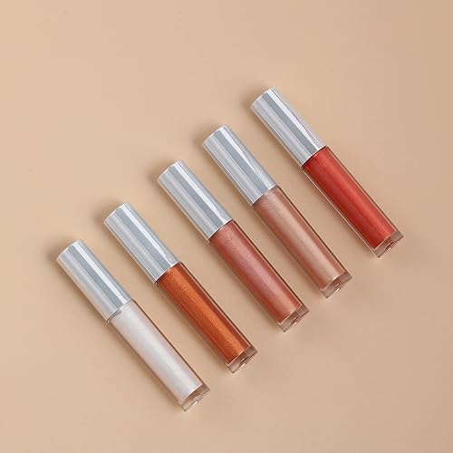 Miniatura 8 de Sombra de ojos con purpurina líquida, sombra de ojos en crema brillante, secado rápido, antiadherente, mezclable, de larga duración, iluminador,