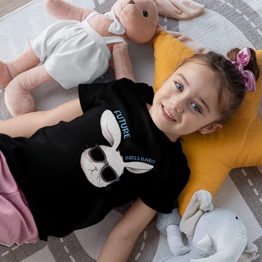 Rabbit Print Kids' T-Shirt - Cool T-Shirt - Animal Tee Shirt for Kids