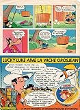  Lucky Luke - Grosjean - Lucky Luke aime la vache Grosjean - publicité extraite du Journal de Mickey
