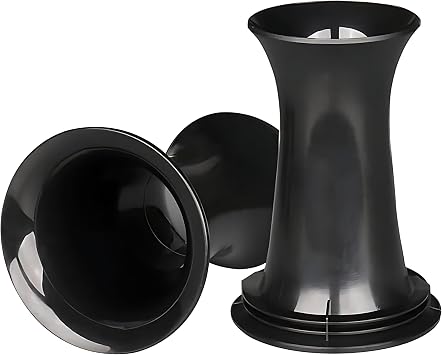 2Pcs Speaker Port Tube, 76mm x 89mm Subwoofer Bass Reflex Tube Woofer Port Tube Vent, for Car DJ Speaker HiFi Home Theater Professional Audio Woofer