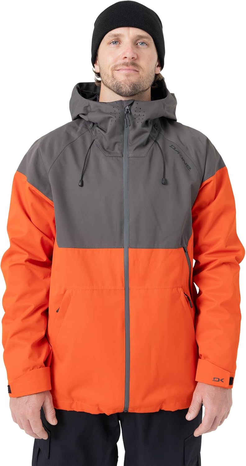 Dakine Men's Siphon 10k Shell Jacket – Waterproof, Breathable, Taped Seams