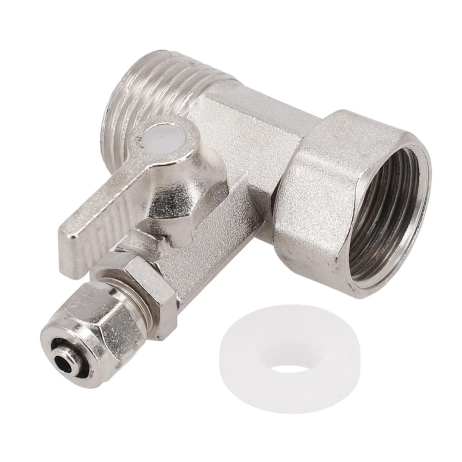Alloy Ball Valve 3-way Switch Faucet Adapter Water Pipe Splitter Diverter Valve Water Tap Connector Washing Machine Accessories
