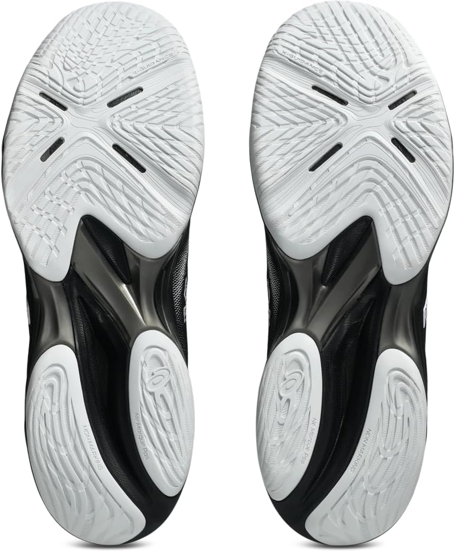ASICS Men's Netburner Ballistic FlyteFoam 4 Volleyball Shoes, 11, Black/White - Image 7