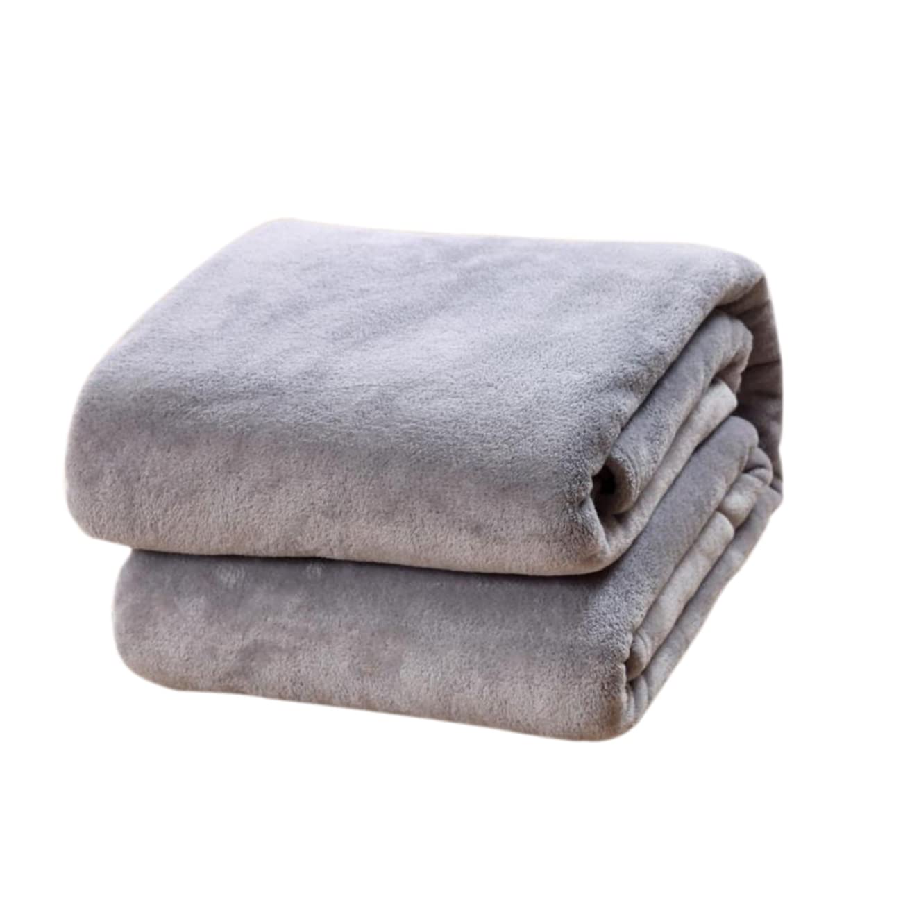 Couverture flanelle unie MAGICLULU contre les courants d'air froid sur le canapé et le lit