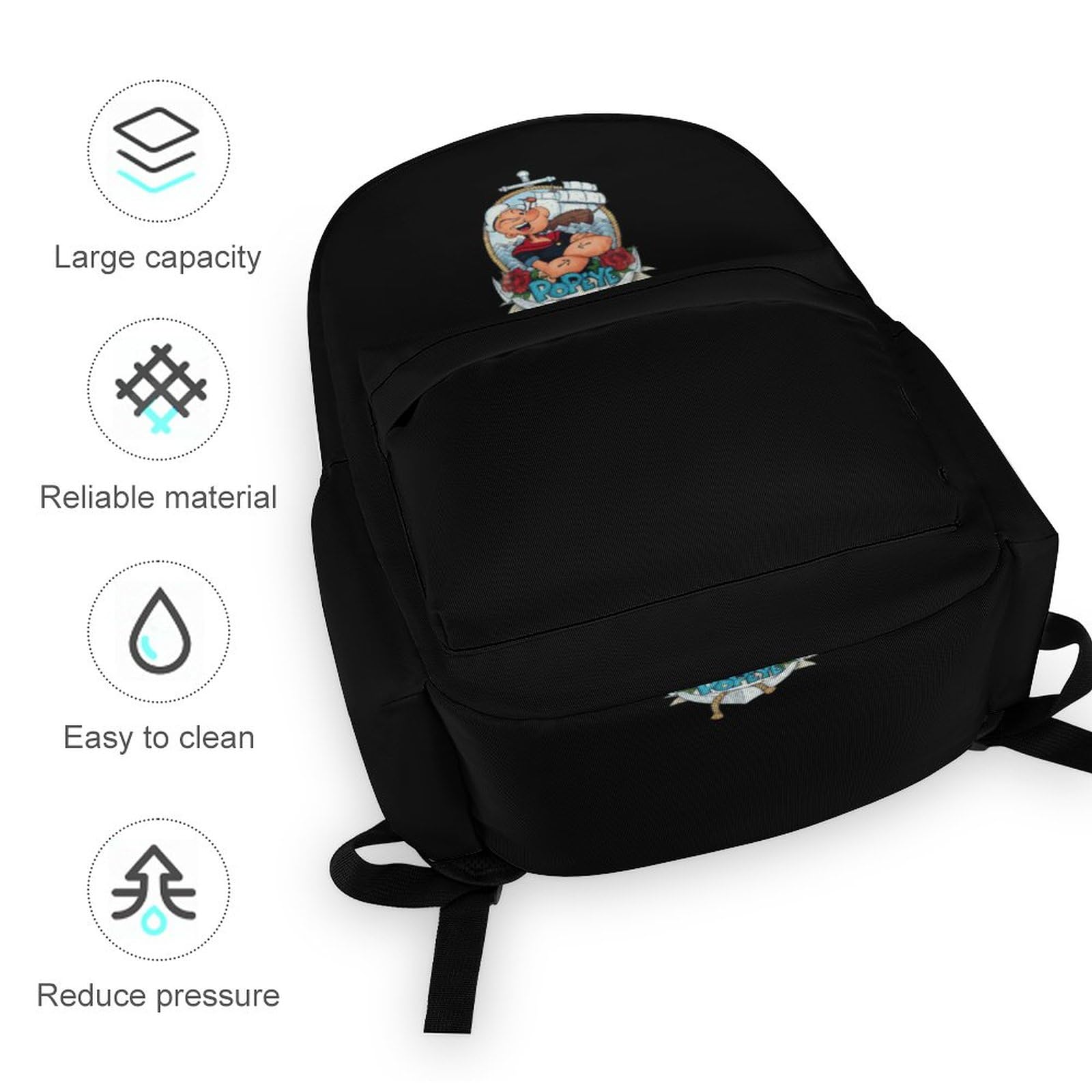 Amazon.co.jp: Popeye Rucksack, Popeye, Stylish Backpack, Casual
