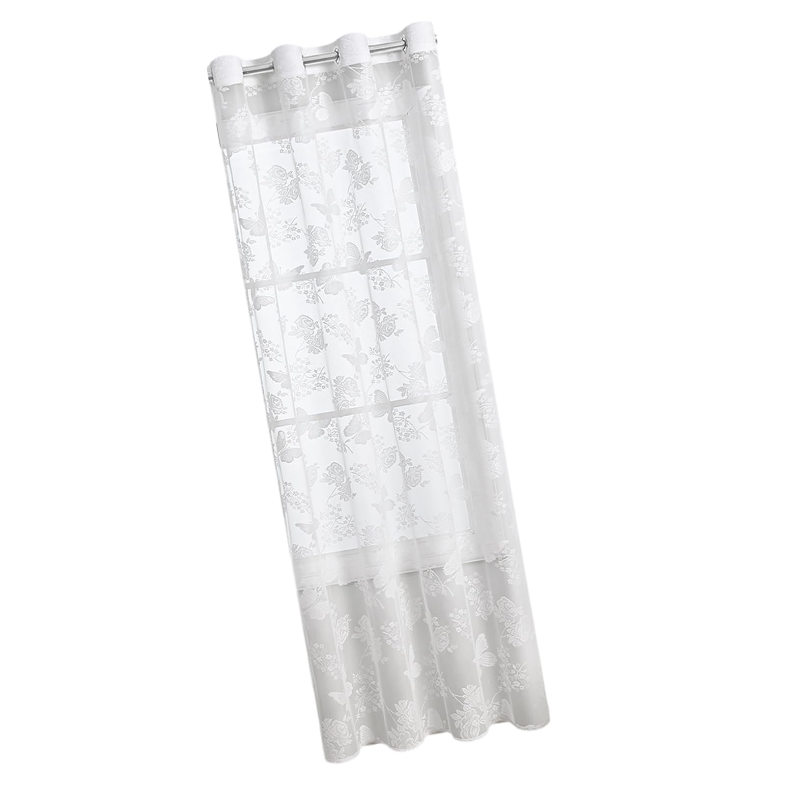 carotoe Polyester Window Curtains for Light Privacy Protective Home Decoration Polyester Window Sheer