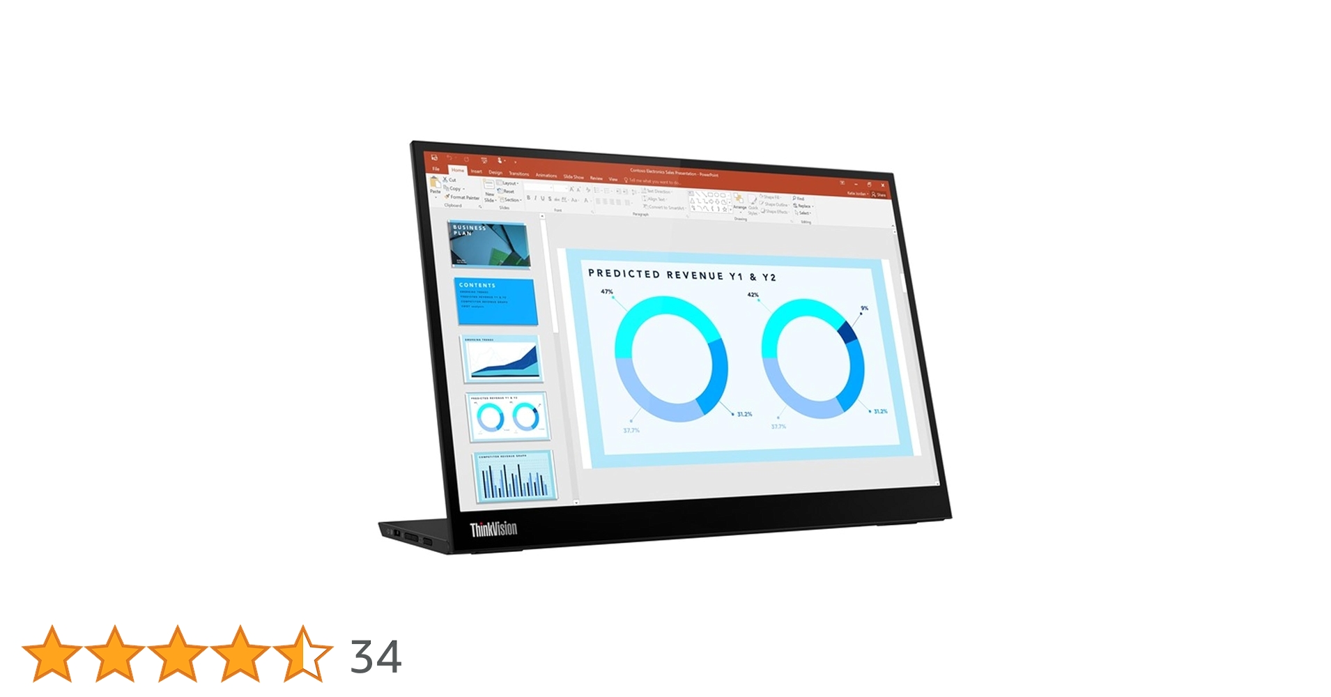 ディスプレイ・モニター本体 Lenovo ThinkVision M14d Lenovo ThinkVision M14dの実機レビュー - パソコンガイド
