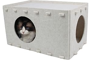 Indulge Your Feline's Adventure with Our Spacious Cat Cave