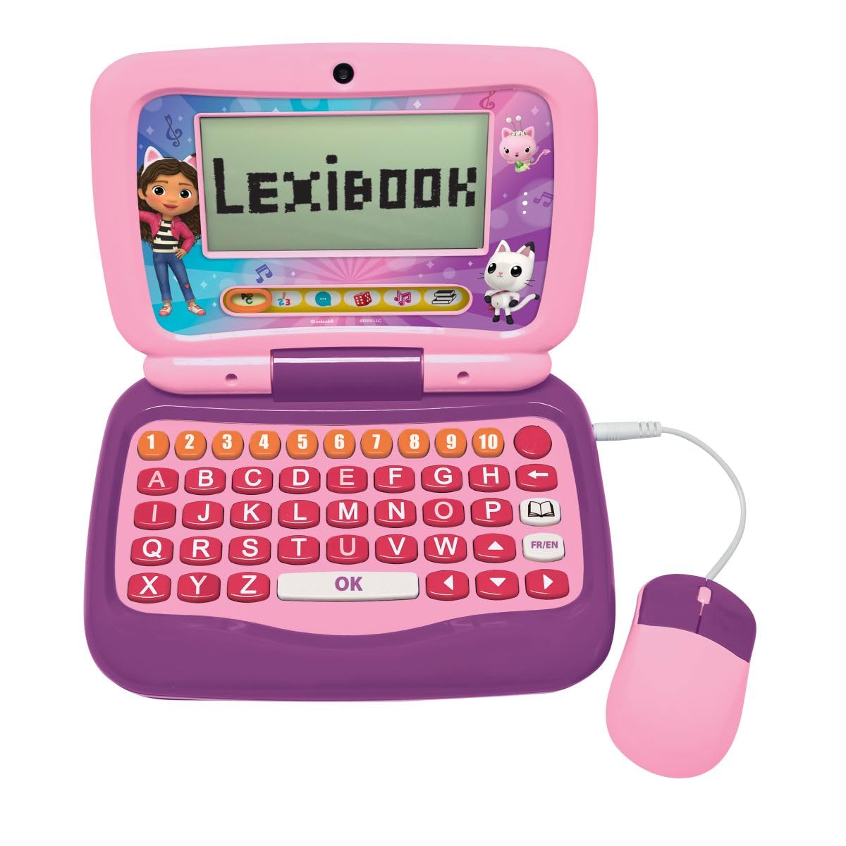 Lexibook, Gabby e Casa Magica, Computer Portatile educativo bilingue Francese/Inglese, 40 attività educative, JC398GDHi1LXB