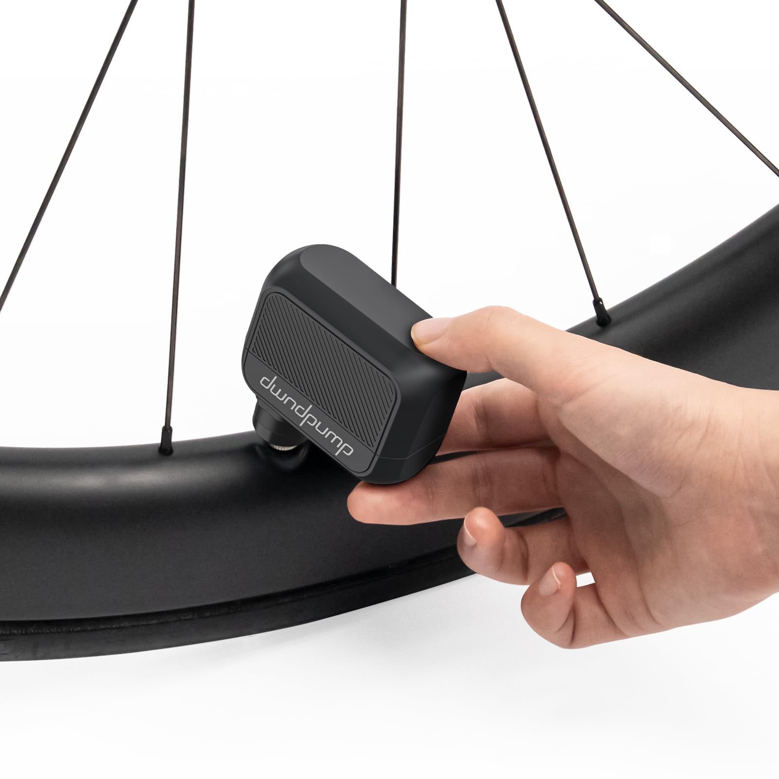 dwndpump Mini pompa per Bicicletta, Pompa per Bicicletta Portatile 100PSI, Pompa per Aria Elettrica per Bici da Corsa Portatile, con Valvole Presta e Schrader, Accessori Bici da Corsa(Senza manometro)