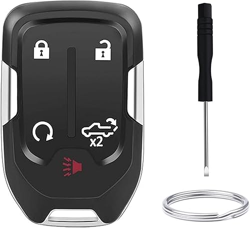 Reemplazo de carcasa de llavero remoto de entrada sin llave de 5 botones para GMC Sierra 1500 2500HD 3500HD GMC Acadia Chevy Silverado 2019-2020
