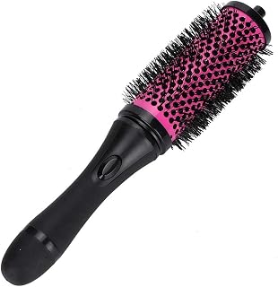 Pente redondo, pente de cabelo ondulado, pente de cabelo ondulado redondo para cabeleireiro resistência a altas temperaturas estilo destacável, 6 pçs escova multifuncional para modelar cabelo