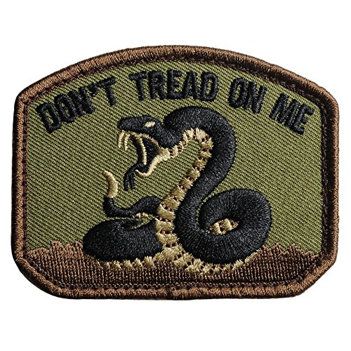 MIL-SPEC MONKEY �p�b�` �� �K�Y�f���� DONT TREAD ON ME �x���N�� �t�H���X�g [���s�A���i]