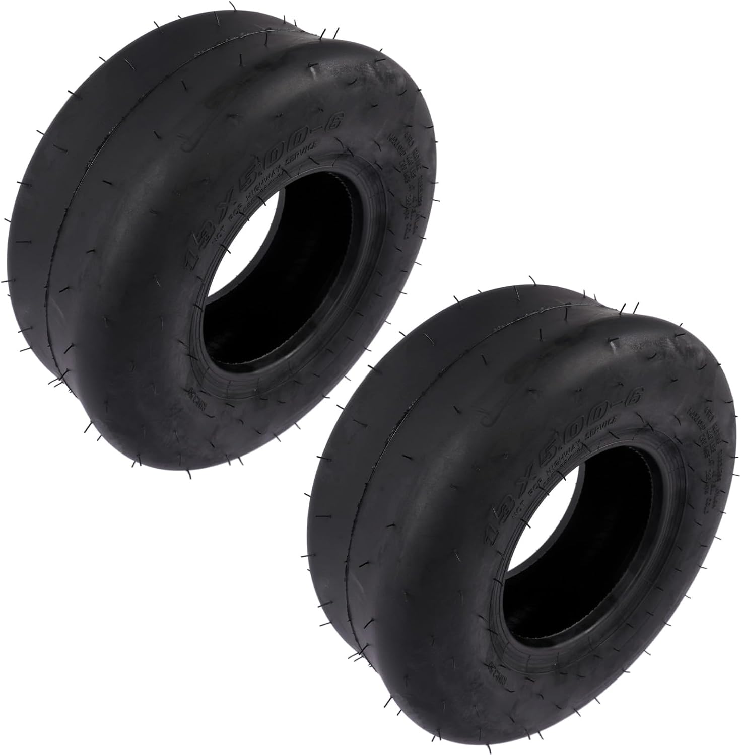 13x5.00-6 Heavy Duty Lawn Mower Tire, Zero Turn Tubeless Tire, 570 lbs Load Capacity, Metal Construction, Smooth Turf Design