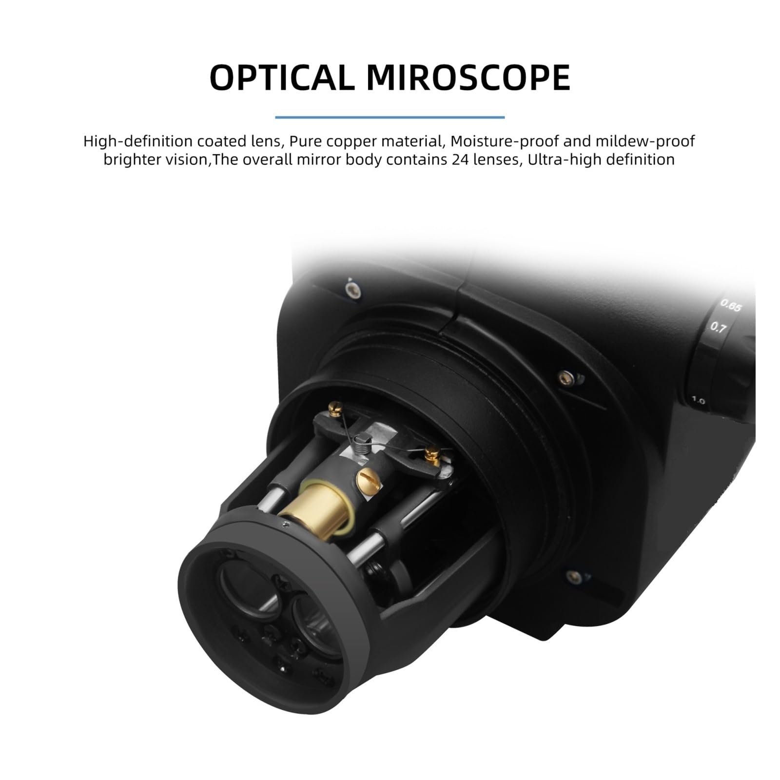 Mikroskopy PrzemysłOwe Kamera Wideo 4K 48MP 3,25-130X Simul Focal Zestaw Mikroskopu Stereoskopowego Z Obiektywem Pomocniczym 0,7X,5X 2X Lutowanie PCB Telefonu WyraźNa Jakość Obrazu(White)