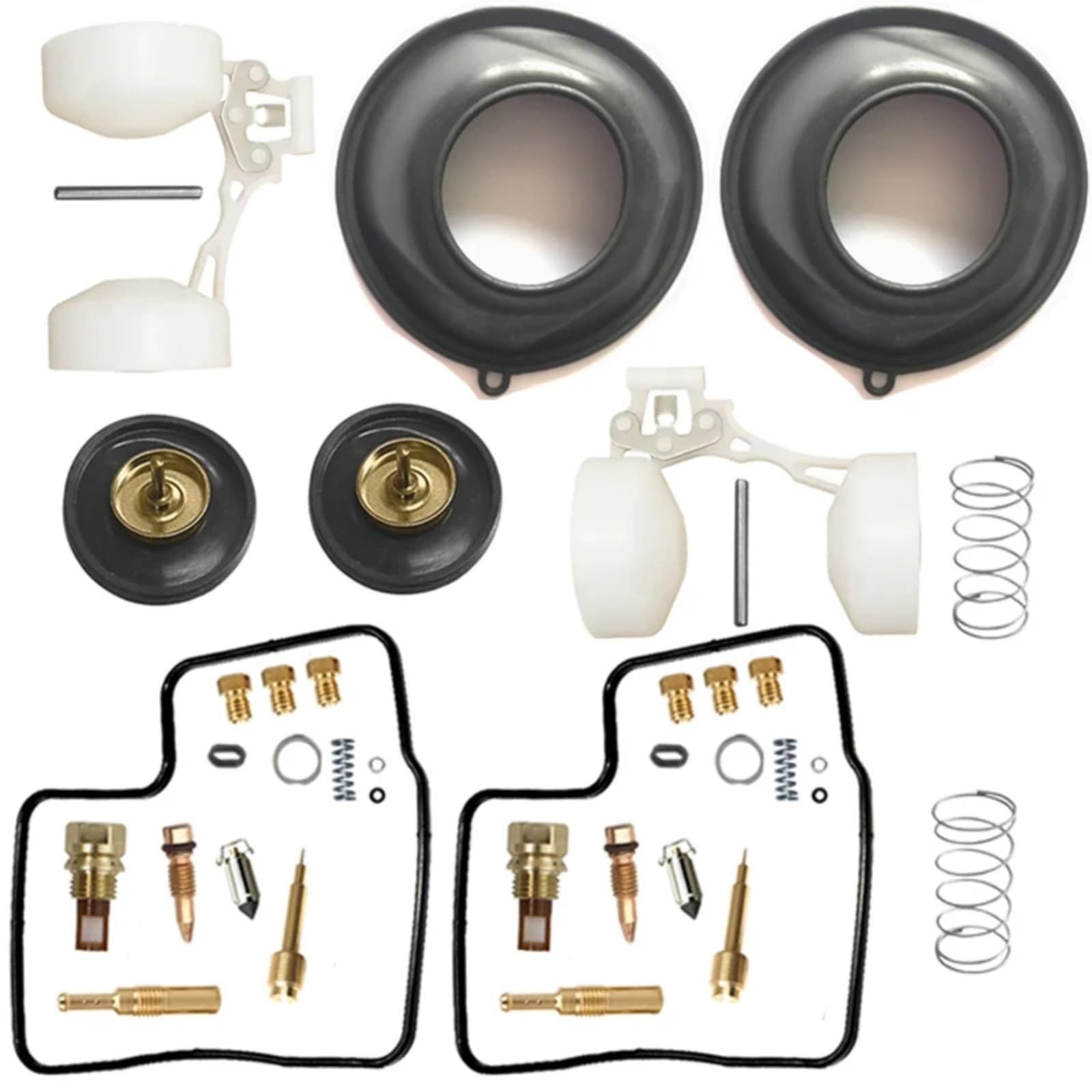 Kit Carburador Repuesto Kit De Reconstrucción Carburador De Motocicleta Compatible Con Transalp XL650 XL650V RD10 RD11 2000-2007 Kit De Reparación Carburador Flotador Diafragma Émbolo