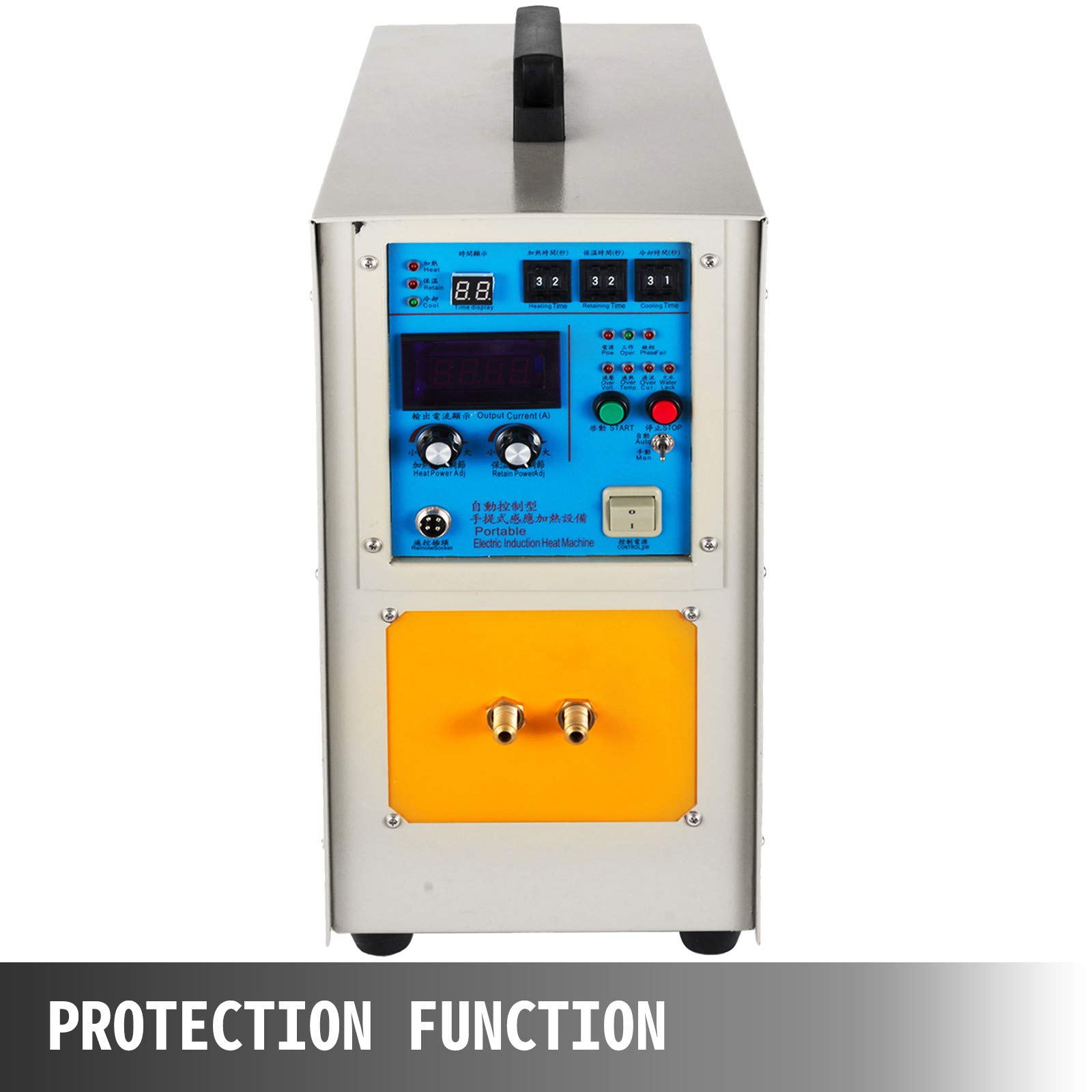 VEVOR 15KW Hochfrequenz-Induktionsofen 30-100 KHz Schmelzofen Schmelzofen LH-15A 230V Heizsystem
