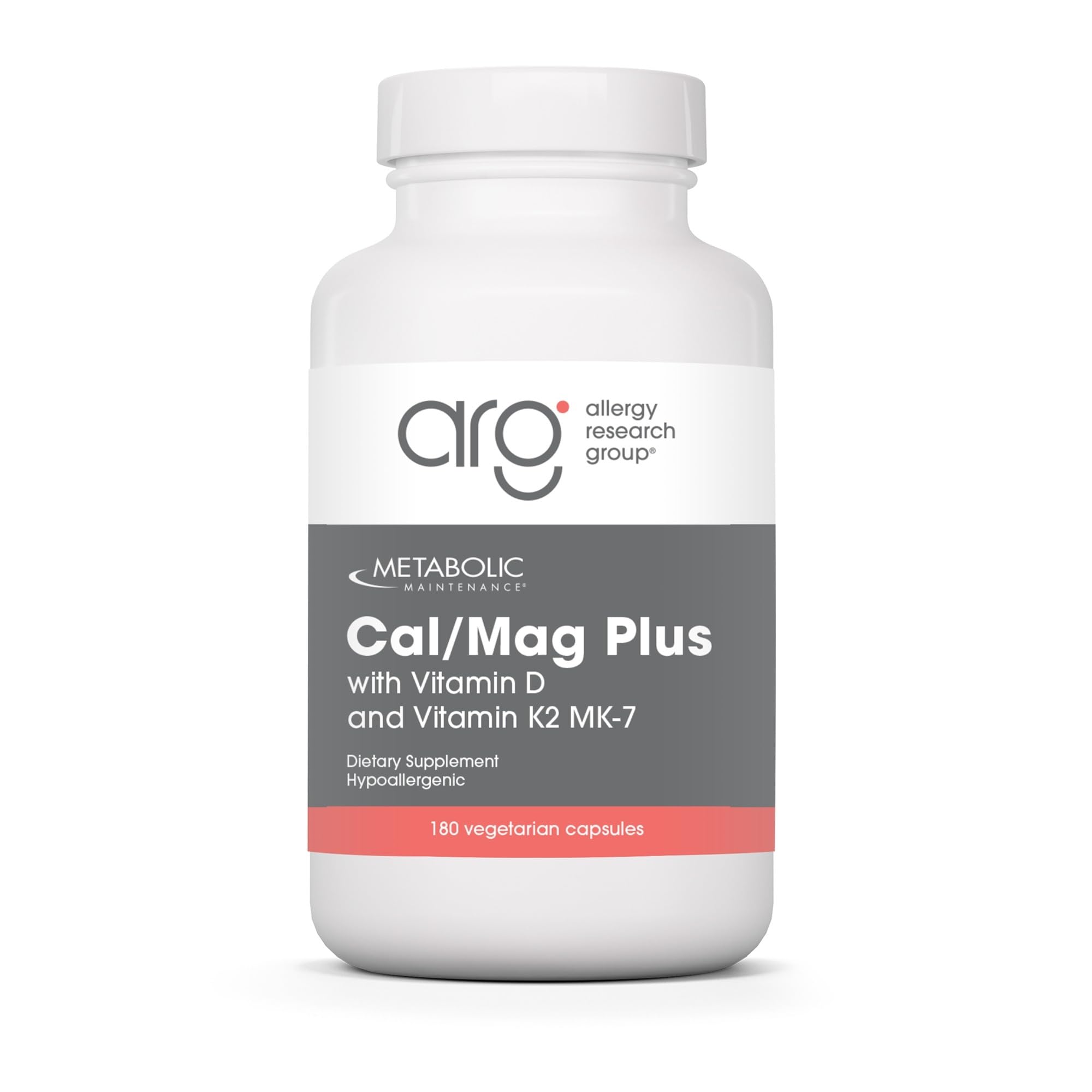 Cal/Mag Plus w/Vitamin D & K2 180 caps